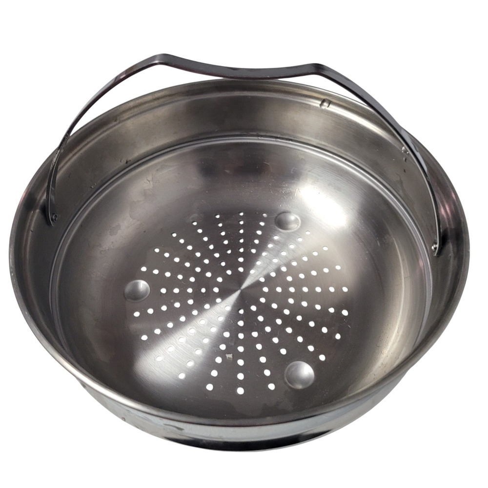 Tramontina Stainless Steel Steamer Basket Insert with Folding Handle 8.5‎ inch